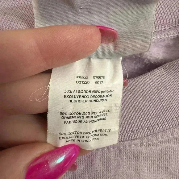 VTG Champion Myrtle Beach South Carolina Lilac Purple Sweatshirt Preppy Comfy - Picture 5 of 11